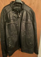 mens leather jacket xxl
