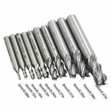 10X 4 Slot Flute End Mill