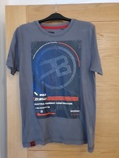 BOY'S JOE BLOGGS T-SHIRT- 13 YEARS OLD- GREY- HARDLY WORN.