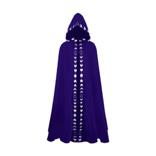 Hooded halloween cloak long - hooded,