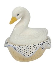Vintage 1984 Swan On Nest