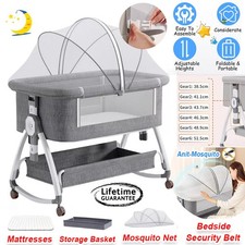 4in1 Baby Bedside Crib Sleeper