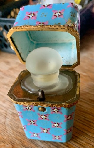 Antique georgian enamel - enamel, etui