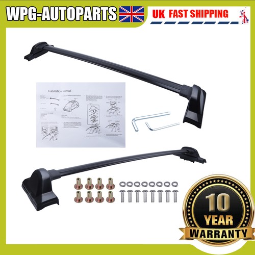 Black roof cross bars full - cross,