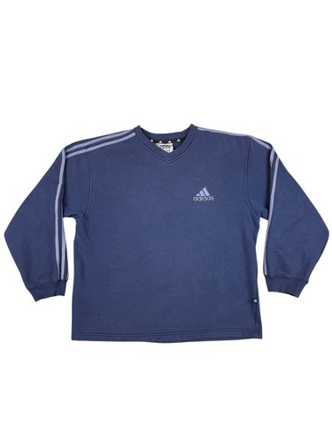 Adidas vintage blue striped - vintage,