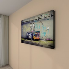 Banksy canvas print - canvas, is