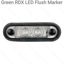 RDX LED FLUSH GREEN Marker 12v