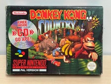 SUPER NINTENDO/SNES - DONKEY KONG COUNTRY.  WITH CD. VERY GOOD CONDITION.