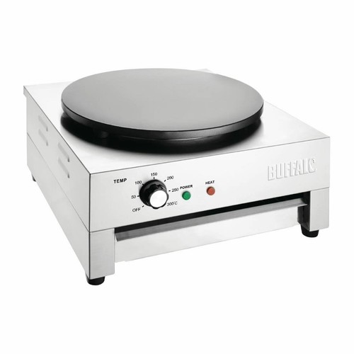 Buffalo crepe maker silver - crepe,