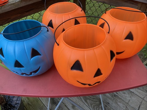 Halloween buckets - halloween,