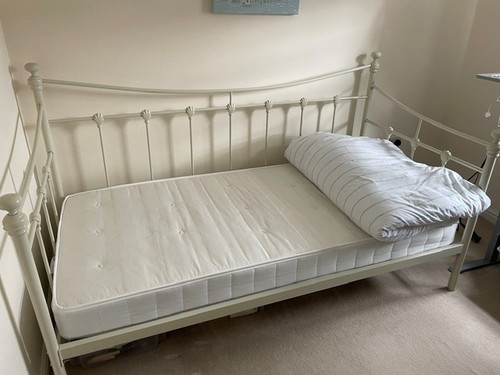 Ikea cream metal frame - ikea,