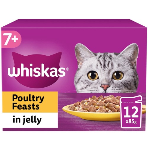 85g whiskas poultry - whiskas, 7+
