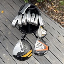 FULL MENS RIGHT HAND WILSON GOLF SET WITH WILSON STAND BAG. FREE UK POST