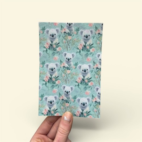 Floral koalas tubie tape - koalas,