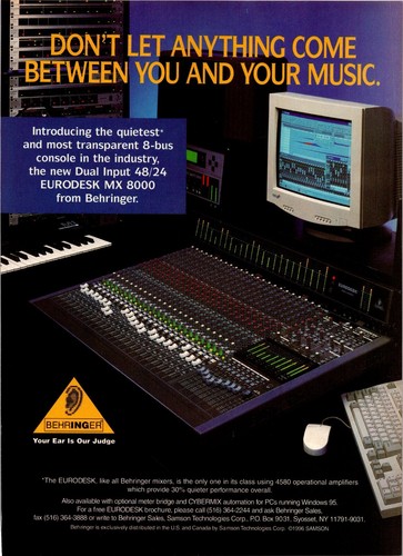 Eurodesk 8000 behringer - mx,