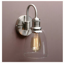 Yosoan Modern Vintage Industrial Glass Sconce Wall Light Fitting 5.6 ClearGlass