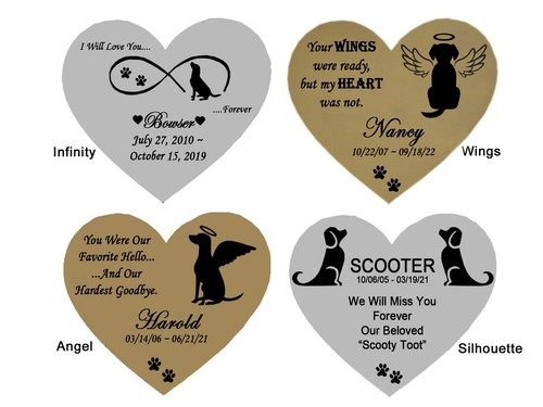 Dog name plate engraved - dog,