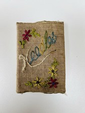 Vintage Needle Book with Hand