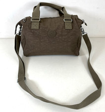 Kipling Taupe Brown Square Top Handles Shoulder Bag w26xH22xD12cm