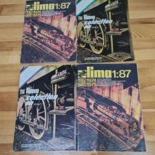 Lima Model Railways Catalogues X 4  1974/75 x2 plus 2 others
