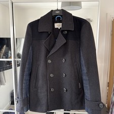 Superdry Commodity Peacoat Double Breasted  Black, Size XL