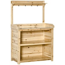 Garden Potting Bench Table