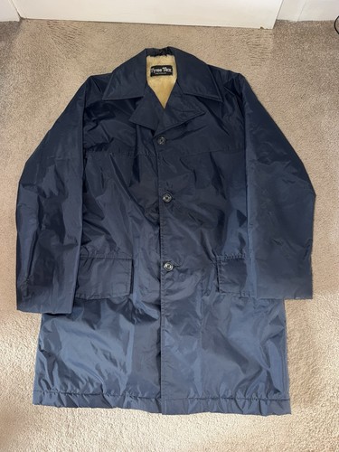 Vintage tyne tex - navy, fur