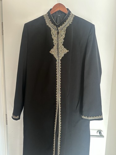 Sherwani black men indian - sherwani,