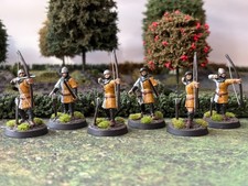 6 x Painted Archers with War