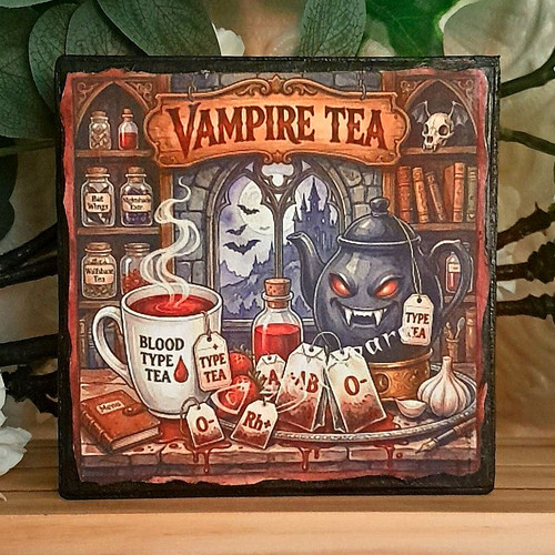 Halloween gothic vampire tea - halloween,