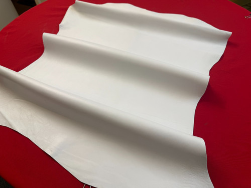 White leather hides skins - leather,