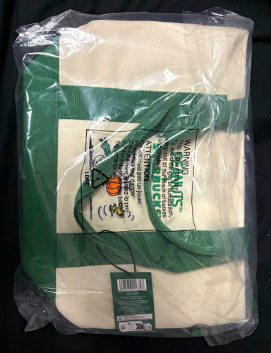Starbucks peanuts totebag - x,