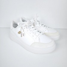 FitFlop UK 6 Urban White RTG Trainers Women's Leather Suede Sneaker Shoes