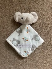 Petite Lamour for Baby Grey Elephant Baby Security Blanket Owl Comforter Blankie