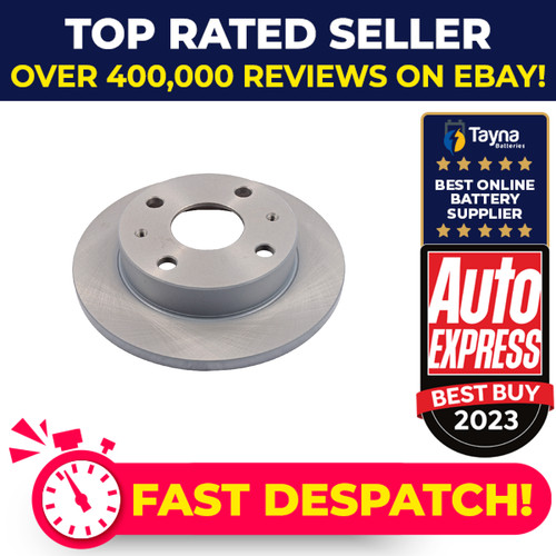 Brake discs pair solid fits - solid,