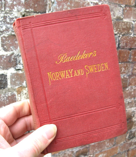 1892 norway sweden baedeker - norway,