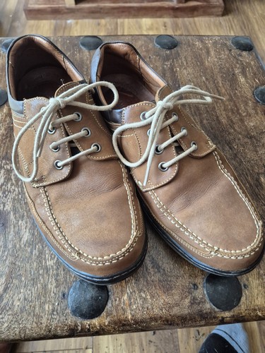 Anatomic mens brown boat - co,