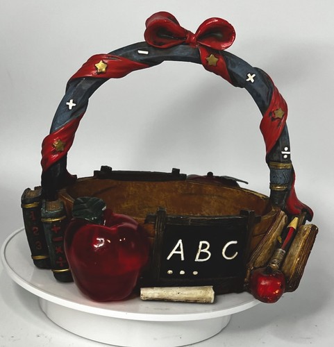 Vintage teacher apple basket - vintage,