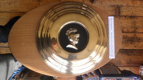 Vintage brass medieval knight
