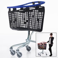 Blue Shopping Trolley Small