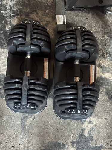 Adjustable dumbbells 2x24kg - dumbbells,