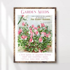 Vintage Gardening Art Print