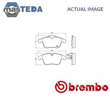 P 36 022 BRAKE PADS SET