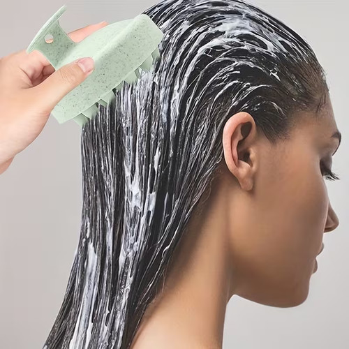 Random color silicone scalp - color,