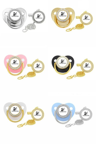 Baby dummy pacifier with chain
