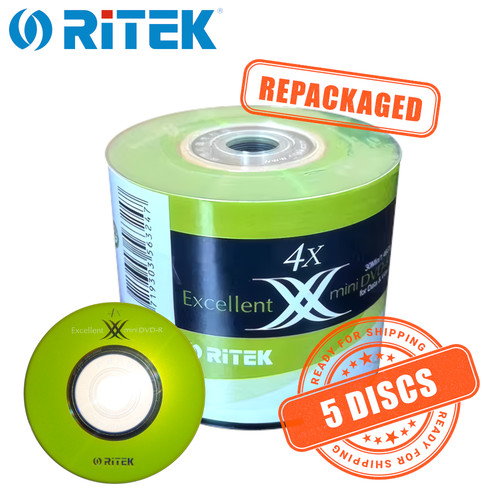 Ritek mini dvd 8cm - 4x, 3"