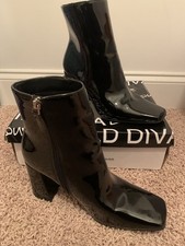 SLAY-13 Faux Patent Leather