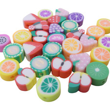30 Mixed Fruit Shaped Polymer