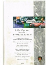 ROVER 214 (R8 SERIES) R65U 5-SPEED MANUAL GEARBOX 1995 FACTORY OVERHAUL MANUAL
