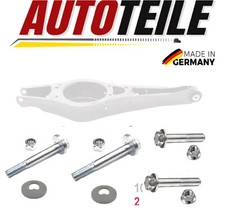 for JAGUAR X TYPE 2001-2009 REAR TRAILING CONTROL ARM CAMBER BOLT KIT L/R